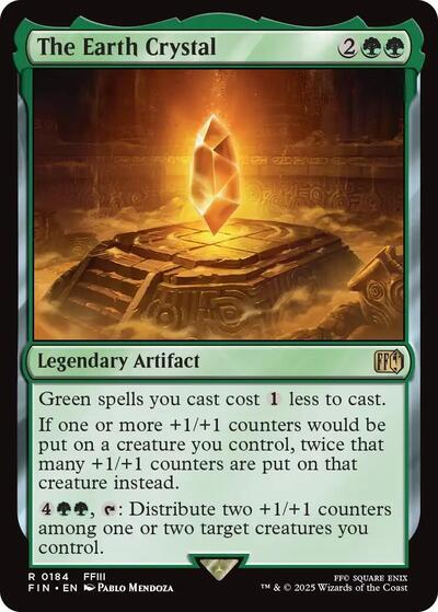 The Earth Crystal (Universes Beyond: FINAL FANTASY) Near Mint Foil