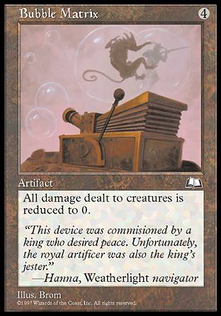 Bubble Matrix (Weatherlight) Medium Play