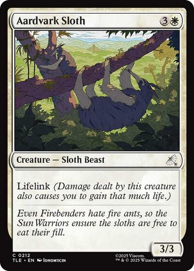 Aardvark Sloth (Avatar: The Last Airbender: Eternal-Legal) Light Play