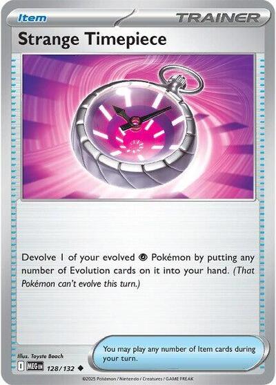 Strange Timepiece (ME01: Mega Evolution) Light Play Reverse Holofoil