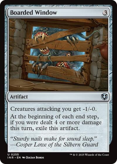 Boarded Window (Innistrad Remastered) Light Play Foil