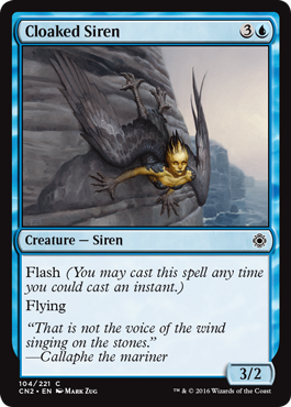 Cloaked Siren (Conspiracy: Take the Crown) Light Play