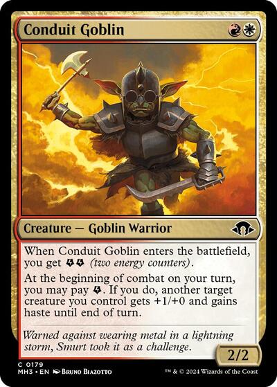 Conduit Goblin (Modern Horizons 3) Light Play Foil