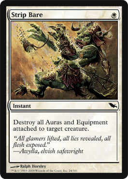 Strip Bare (Shadowmoor) Damaged / Poor