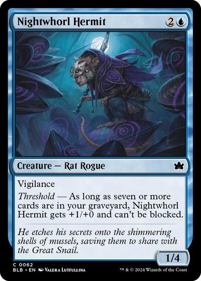 Nightwhorl Hermit (Bloomburrow) Light Play