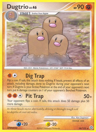 Dugtrio (Secret Wonders) Light Play
