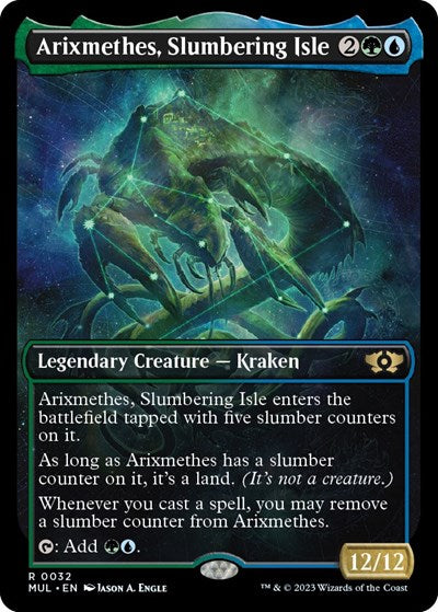 Arixmethes, Slumbering Isle (March of the Machine: Multiverse Legends) Light Play