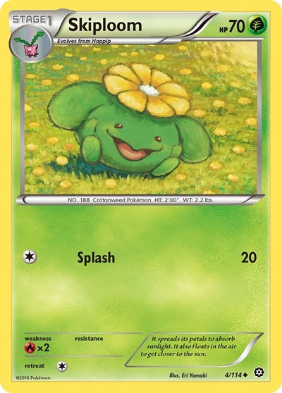 Skiploom (XY - Steam Siege) Damaged / Poor