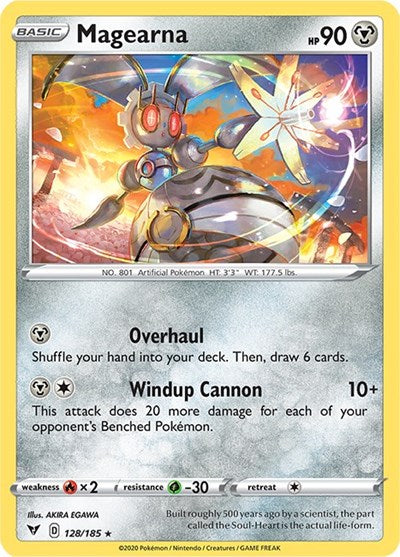 Magearna (SWSH04: Vivid Voltage) Light Play Holofoil