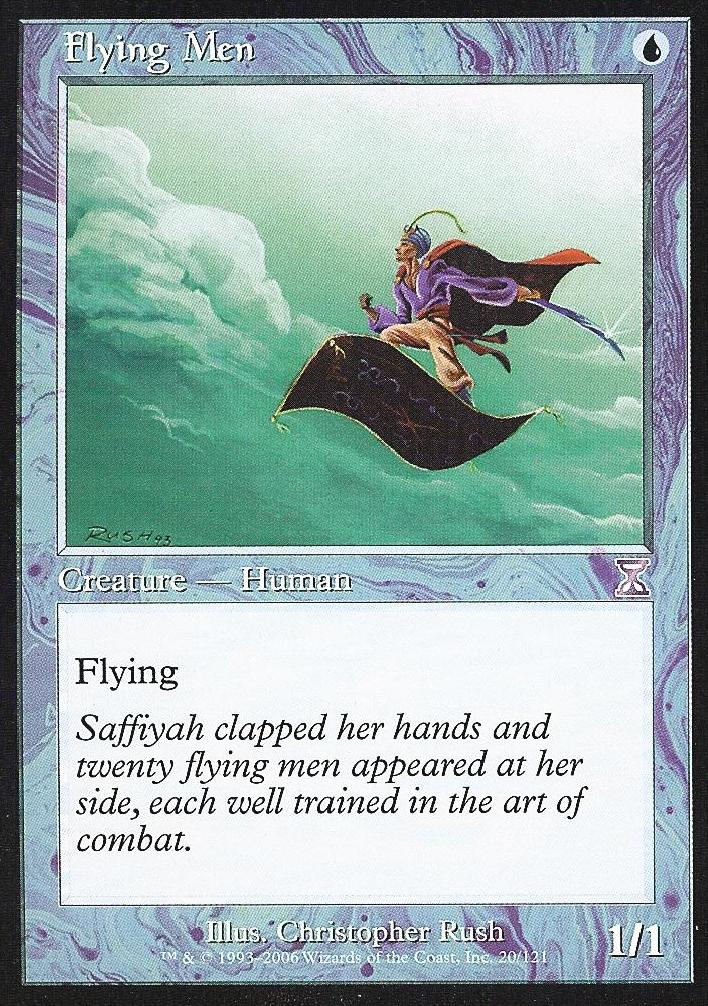 Flying Men (Time Spiral Time Shifted) Damaged / Poor
