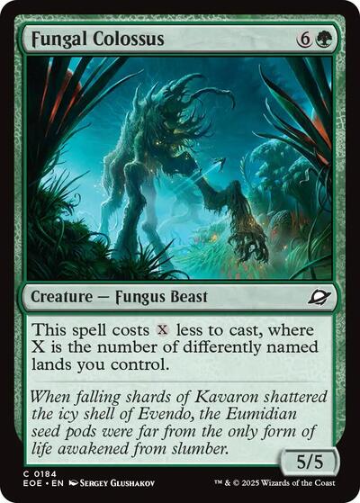 Fungal Colossus (Edge of Eternities) Light Play Foil