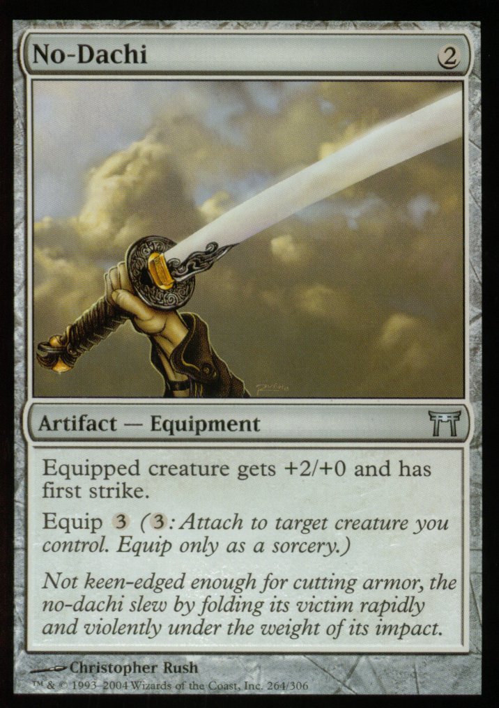 No-Dachi (Champions of Kamigawa) Light Play