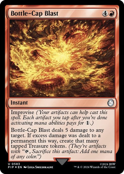 Bottle-Cap Blast (Surge Foil) (Universes Beyond: Fallout) Near Mint Foil
