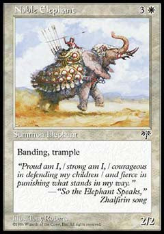 Noble Elephant (Mirage) Light Play