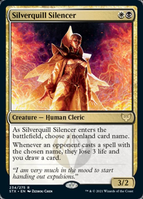 Silverquill Silencer (Strixhaven) Light Play