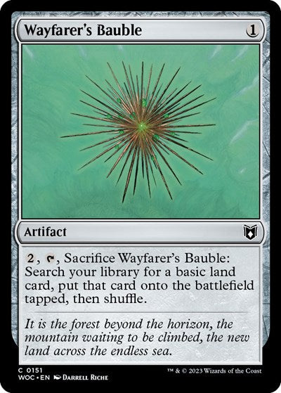 Wayfarer's Bauble (Commander: Wilds of Eldraine) Light Play