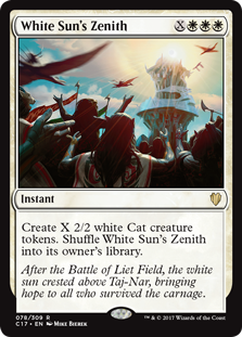 White Sun's Zenith (Commander 2017) Light Play