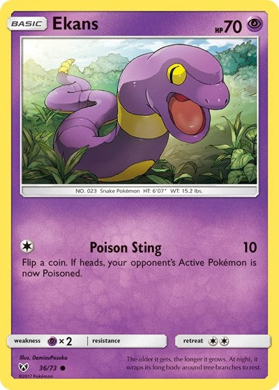 Ekans (Shining Legends) Medium Play