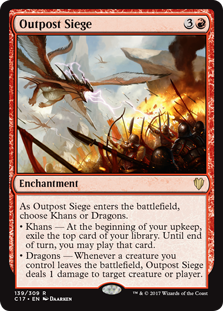 Outpost Siege (Commander 2017) Medium Play