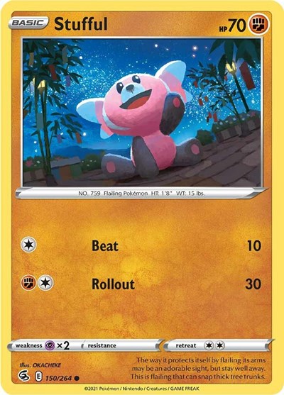 Stufful (SWSH08: Fusion Strike) Light Play