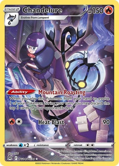 Chandelure (SWSH11: Lost Origin Trainer Gallery) Light Play Holofoil