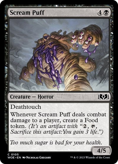 Scream Puff (Wilds of Eldraine) Light Play Foil