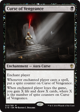 Curse of Vengeance (Commander 2016 Edition) Light Play