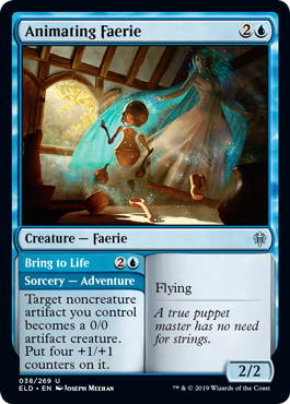 Animating Faerie (Throne of Eldraine) Light Play
