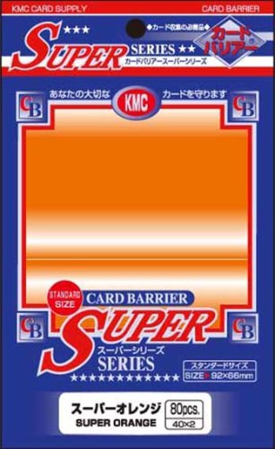 KMC Super Orange Sleeves 80ct