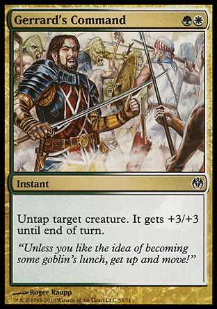 Gerrard's Command (Duel Decks: Phyrexia vs The Coalition) Light Play
