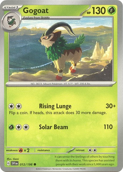 Gogoat (Scarlet and Violet: Base Set) Light Play
