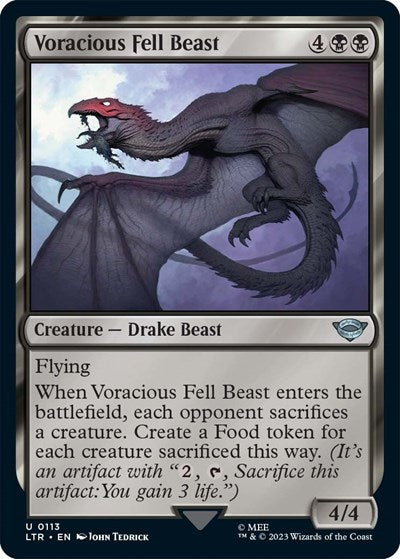 Voracious Fell Beast (Universes Beyond: The Lord of the Rings: Tales of Middle-earth) Light Play