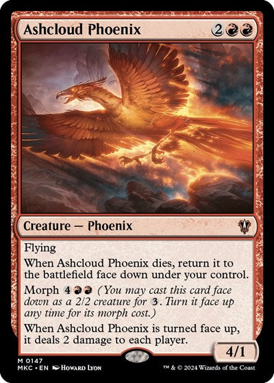 Ashcloud Phoenix (Commander: Murders at Karlov Manor) Light Play