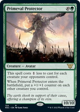 Primeval Protector (Commander: Kamigawa: Neon Dynasty) Light Play