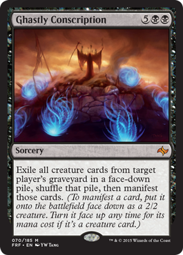 Ghastly Conscription (Fate Reforged) Damaged / Poor