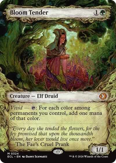 Bloom Tender (0324) (Showcase) (Lorwyn Eclipsed) Light Play Foil