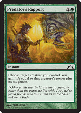 Predator's Rapport (Gatecrash) Light Play