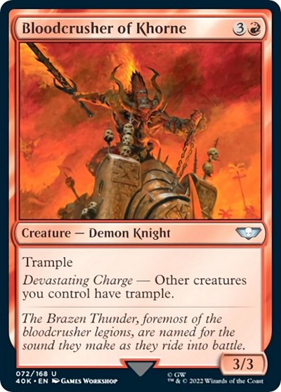Bloodcrusher of Khorne (Universes Beyond: Warhammer 40K) Light Play