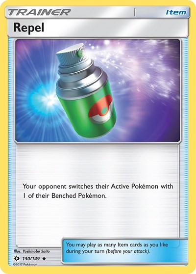 Repel (SM Base Set) Medium Play