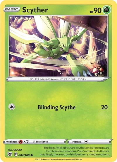Scyther (004) (SWSH10: Astral Radiance) Light Play