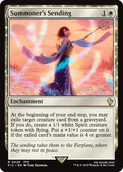 Summoner's Sending (Commander: FINAL FANTASY) Light Play
