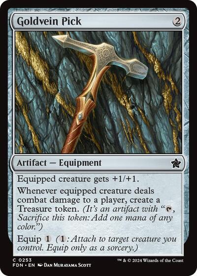 Goldvein Pick (Foundations) Light Play Foil