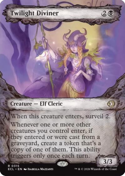 Twilight Diviner (Showcase) (Lorwyn Eclipsed) Near Mint Foil