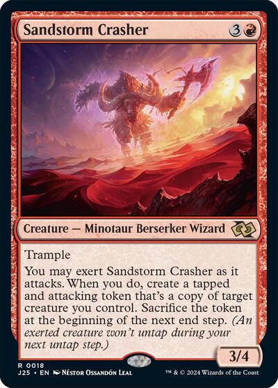 Sandstorm Crasher (Foundations Jumpstart) Light Play