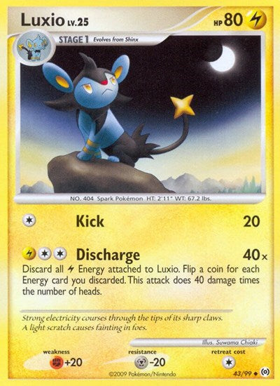 Luxio (Arceus) Heavy Play Reverse Holofoil