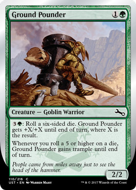 Ground Pounder (Unstable) Light Play