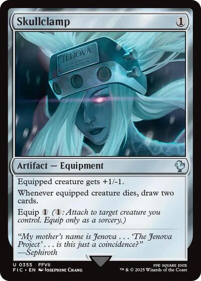 Skullclamp (Commander: FINAL FANTASY) Light Play