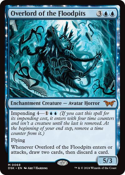 Overlord of the Floodpits (Duskmourn: House of Horror) Near Mint