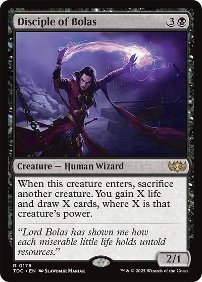 Disciple of Bolas (Commander: Tarkir: Dragonstorm) Light Play