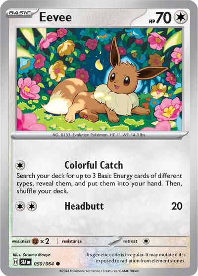 Eevee (SV: Shrouded Fable) Light Play Reverse Holofoil